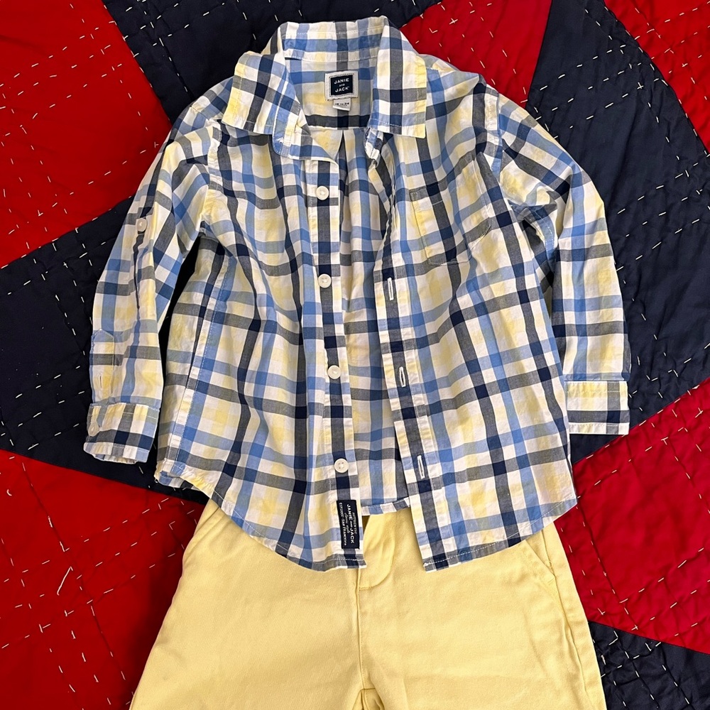 Janie and Jack Button Down Shirt